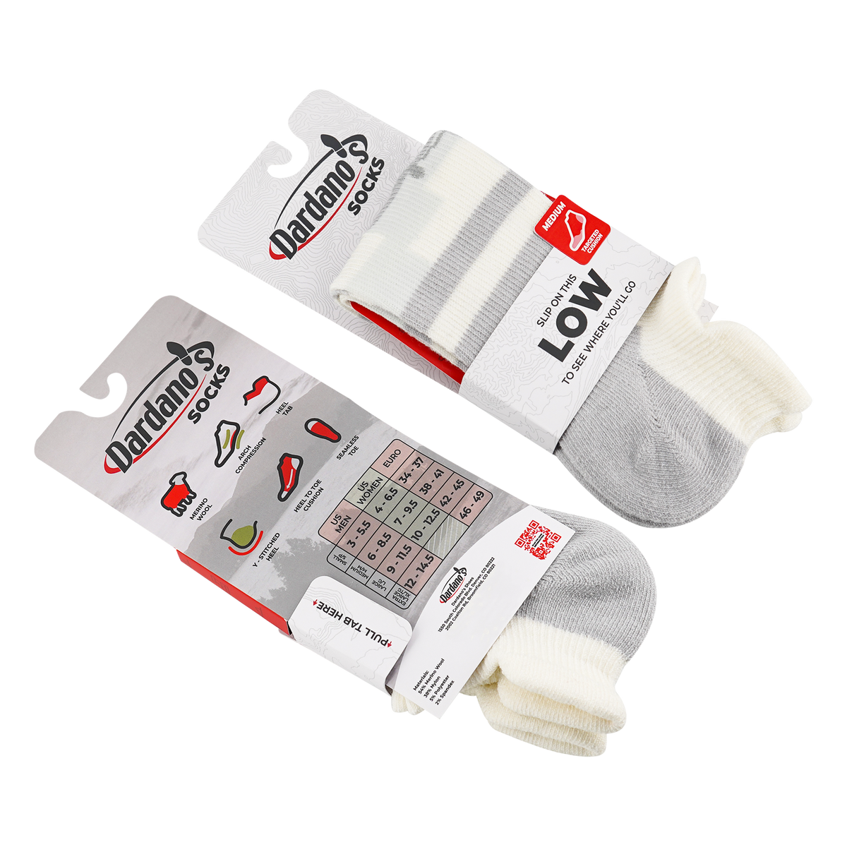 Dardano's - Men's Low Socks Targeted Cushion