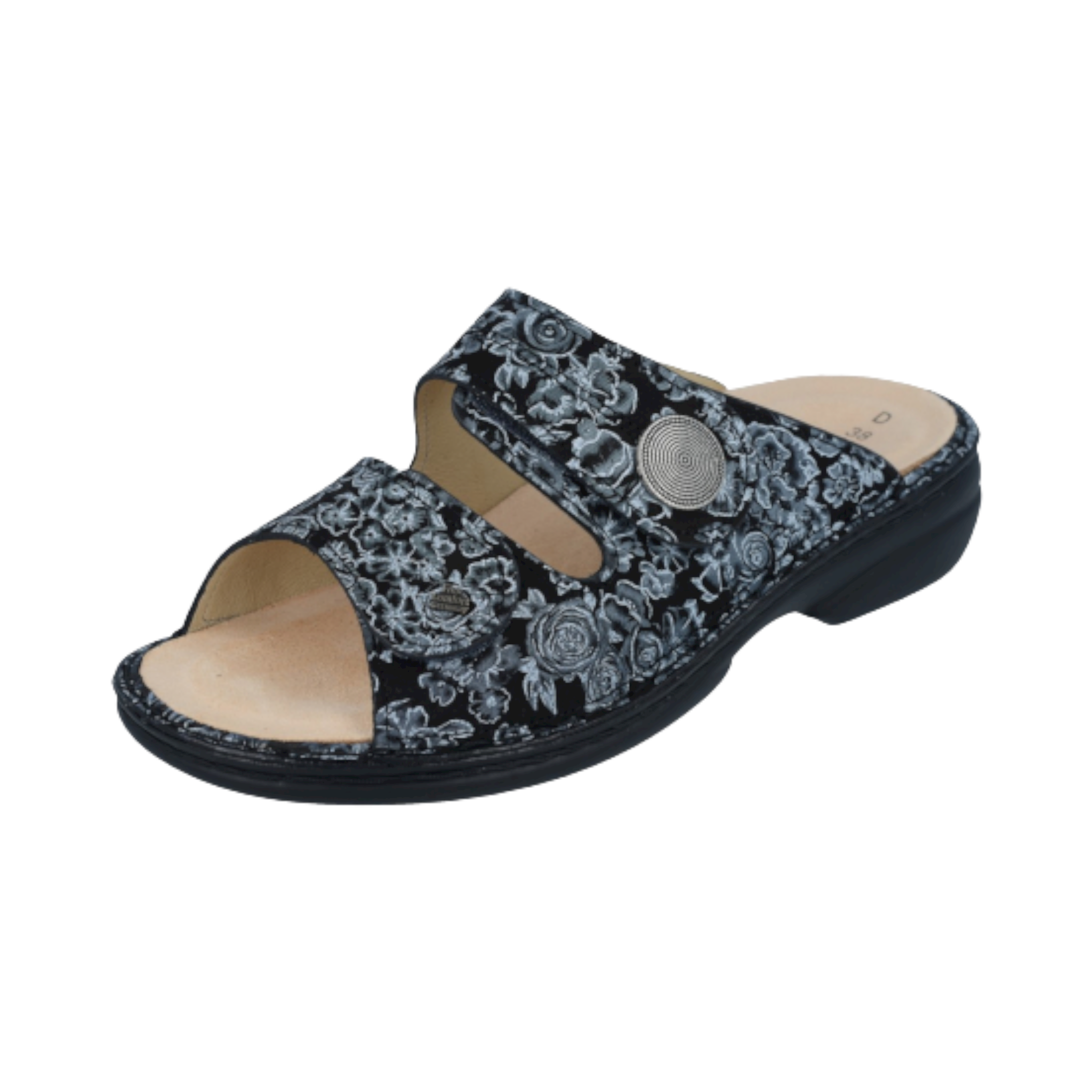 Finn Comfort - Sansibar-S - Nero (Black) Roses SS20 / M / 35