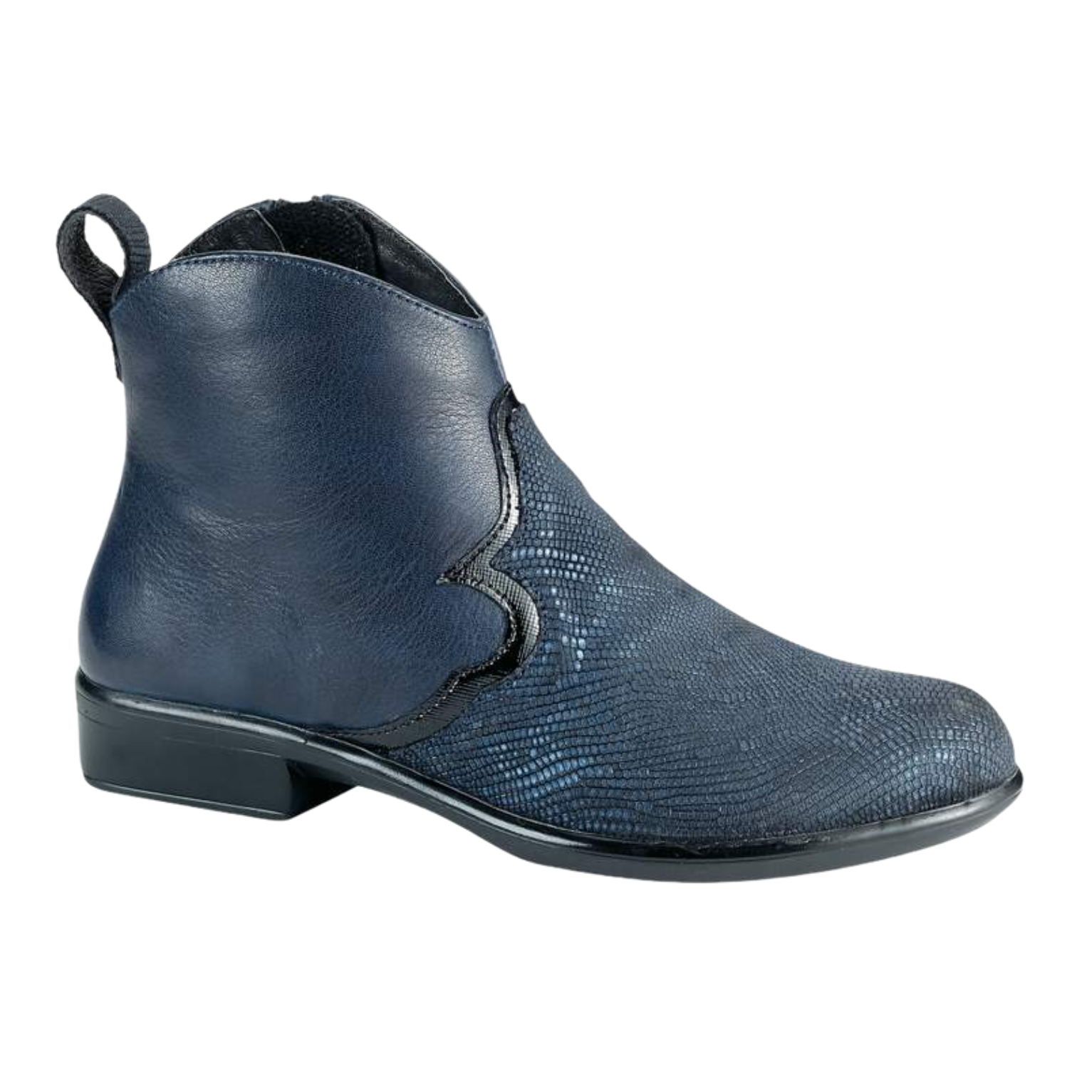 Naot - Sirocco - Navy Reptile/Ink/Black Luster / M / 35