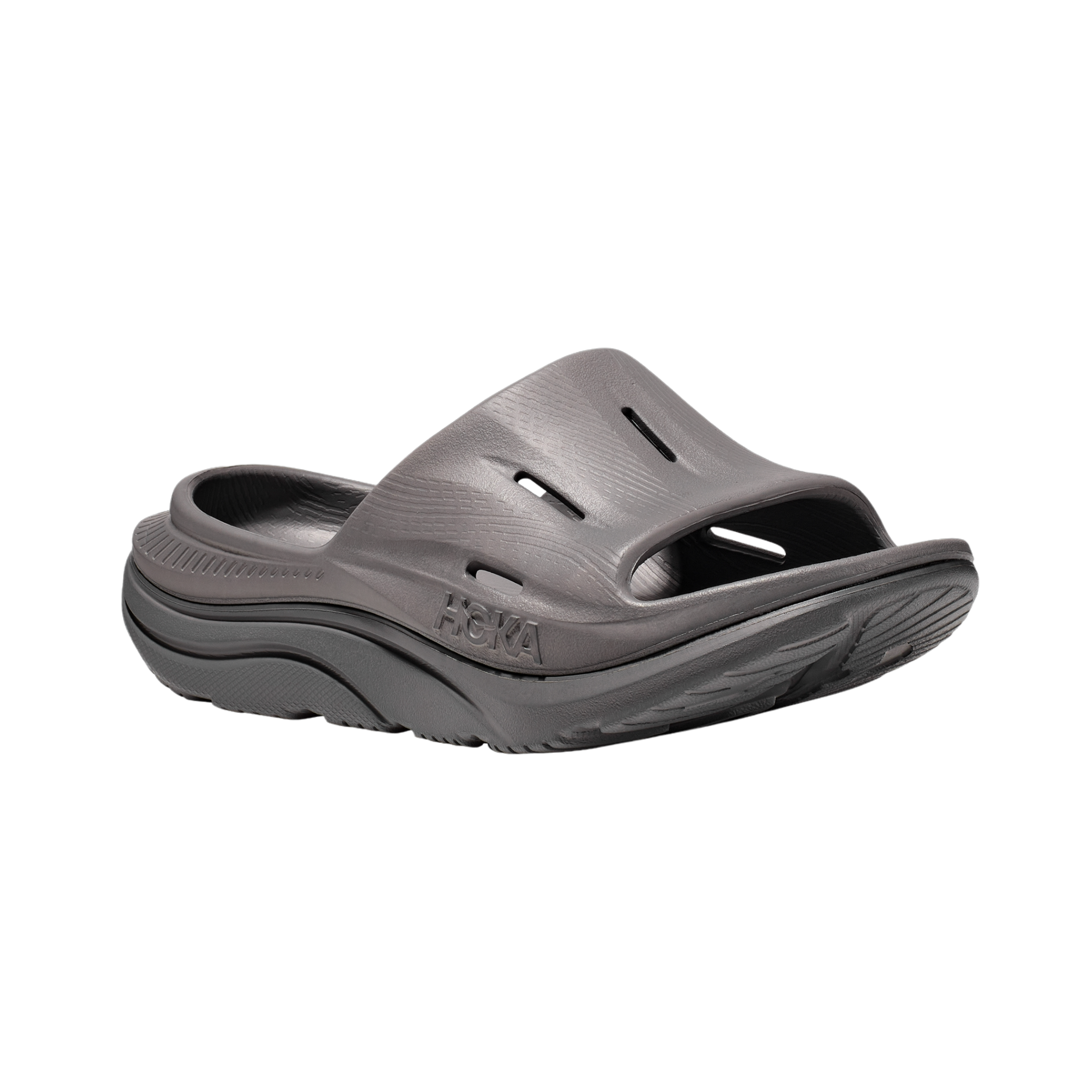 HOKA - Ora Recovery Slide 3 - Grey/Grey / M / M3/W5